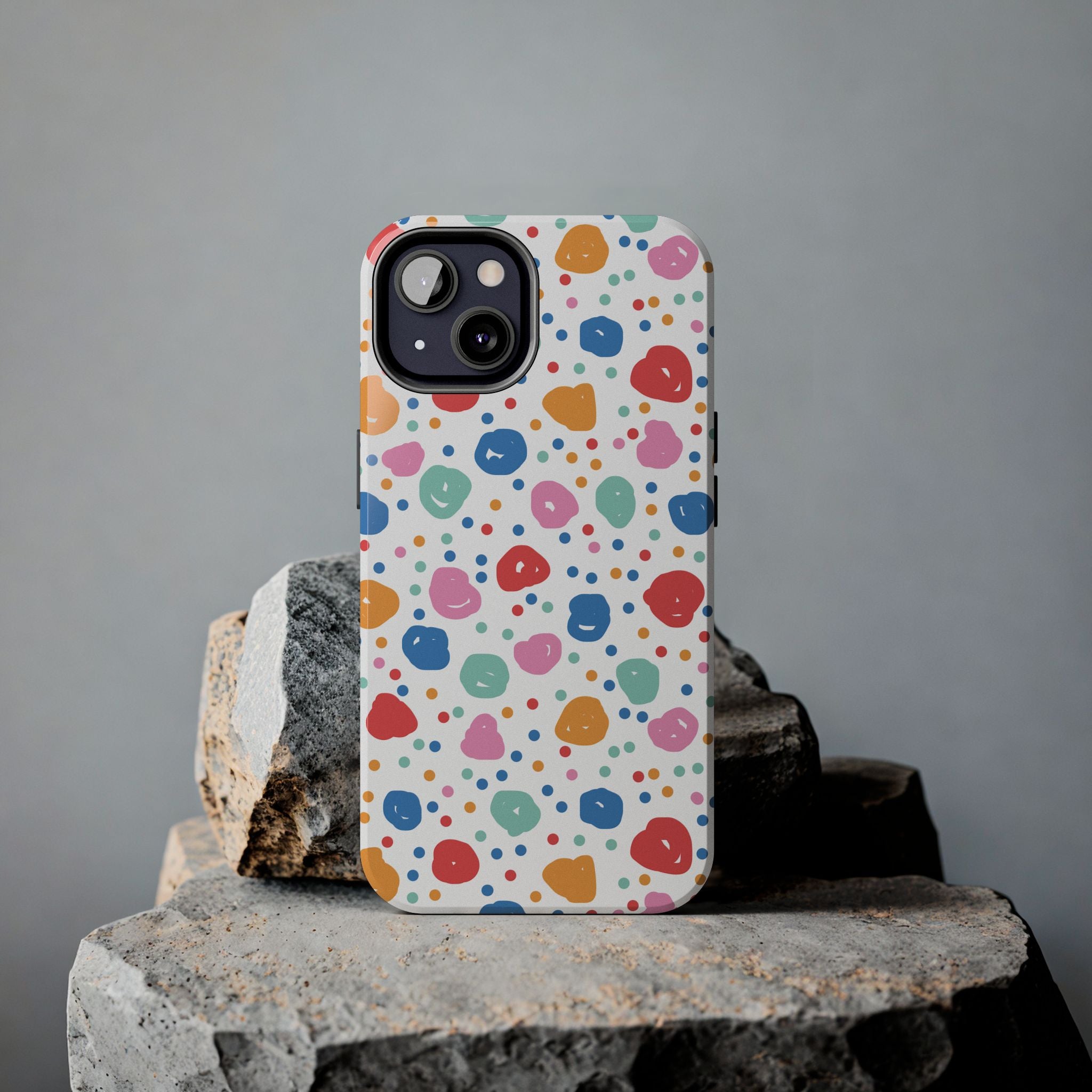 Seamless Hand Drawn Polka Phone Case (Apple & Android)