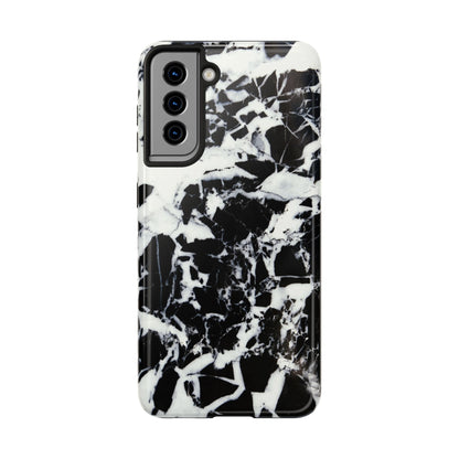 Black & White Shattered Phone Case