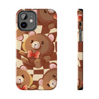 Retro Brown Bear Phone Case (Apple & Android)