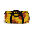 Bolsa de lona de girasoles en plena floración 