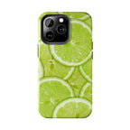 Green Citrus Lime Phone Case (Apple & Android) - Pink Sweetheart