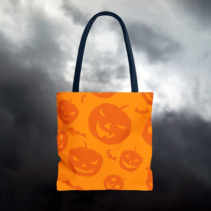 Orange Halloween Tote Bag