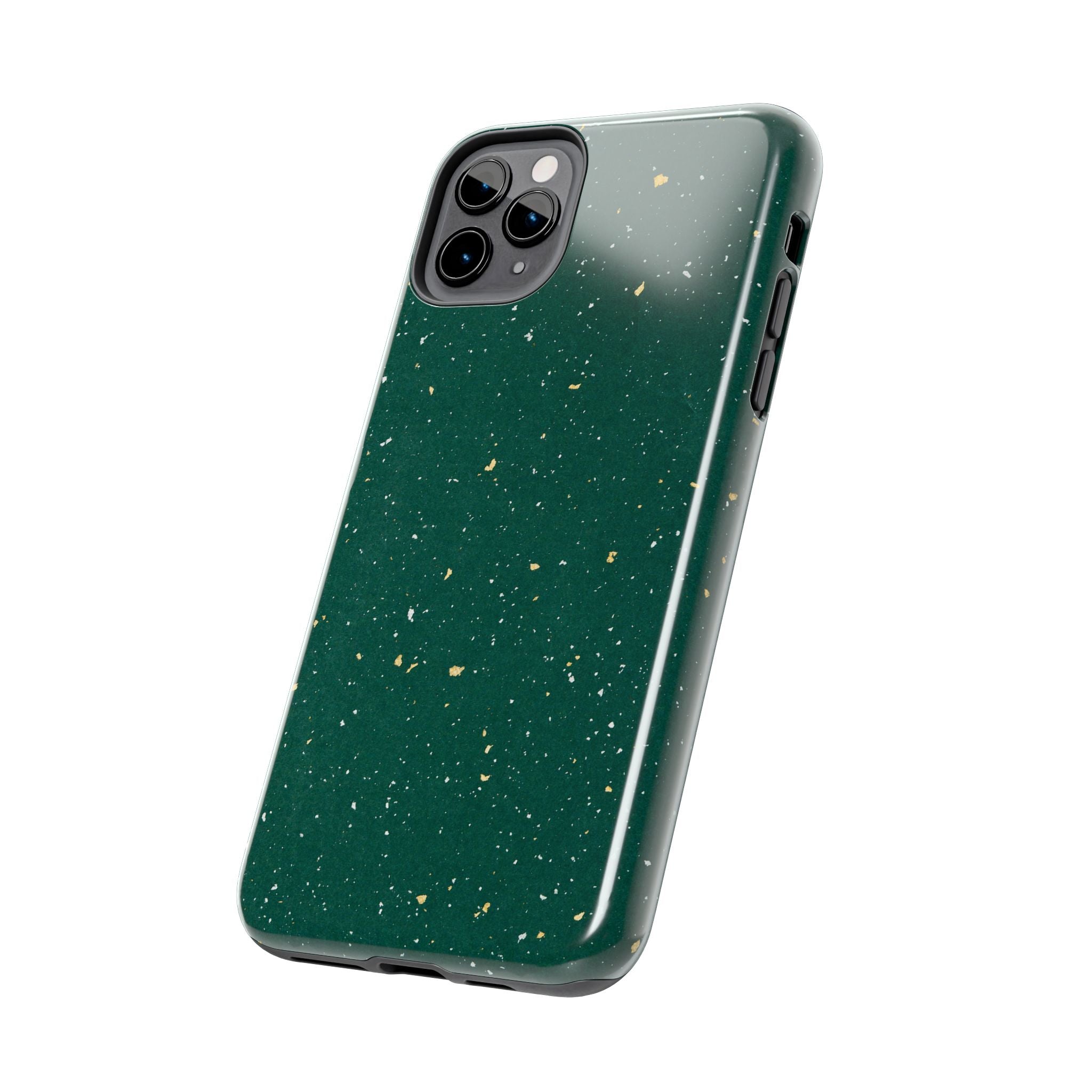 Emerald Gold Flecked Phone Case (Apple & Android)