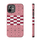 Geometric Kimono Tough Phone Case (Apple & Android) - Pink Sweetheart