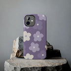 Pastel Purple Flowers Phone Case (Apple & Android) - Pink Sweetheart