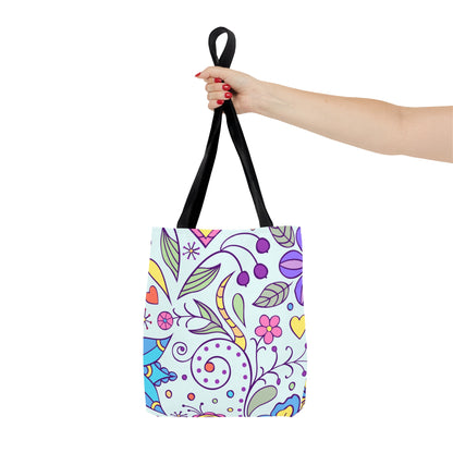 Tranquil Floral Botanicals Tote Bag