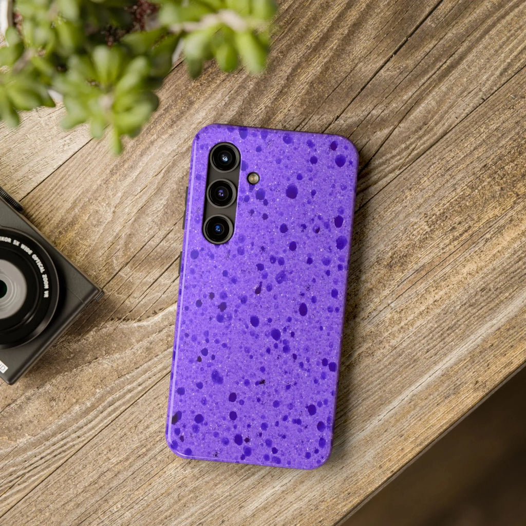 Purple Sponge Phone Case (Apple & Android) - Pink Sweetheart