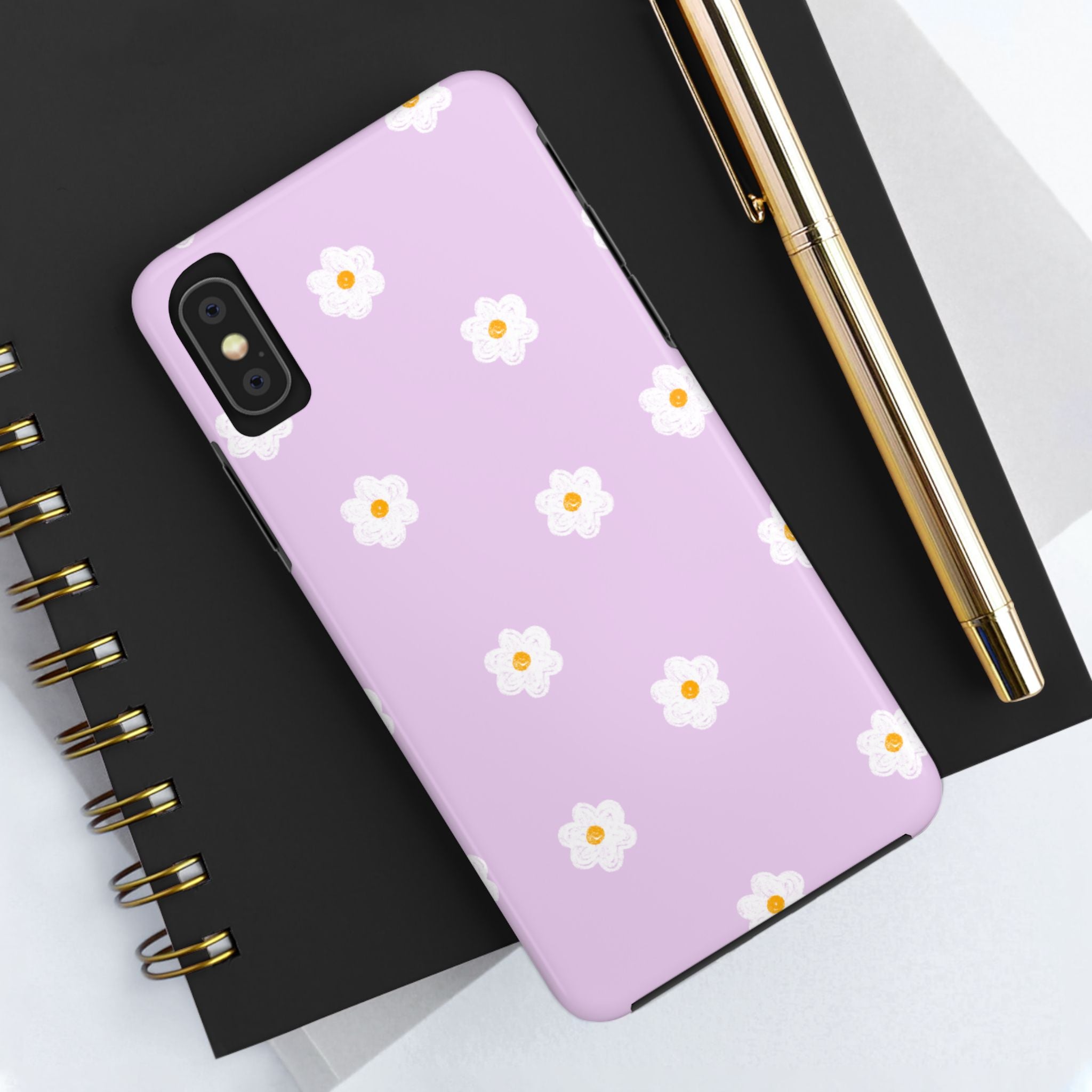 Purple and Mini Flowers Phone Case (Apple & Android)
