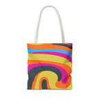 Funky Groove Swirl Tote Bag