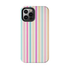 Pastel Candy Stripes Phone Cases (Apple & Android)