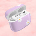 Purple Daisy Floral AirPod Case - Pink Sweetheart