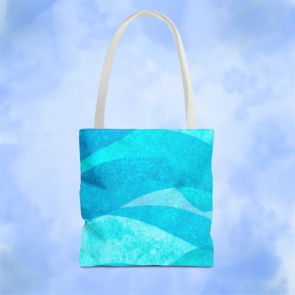 Blue Waves Tote Bag