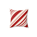 Sweet Peppermint Square Pillow - Pink Sweetheart