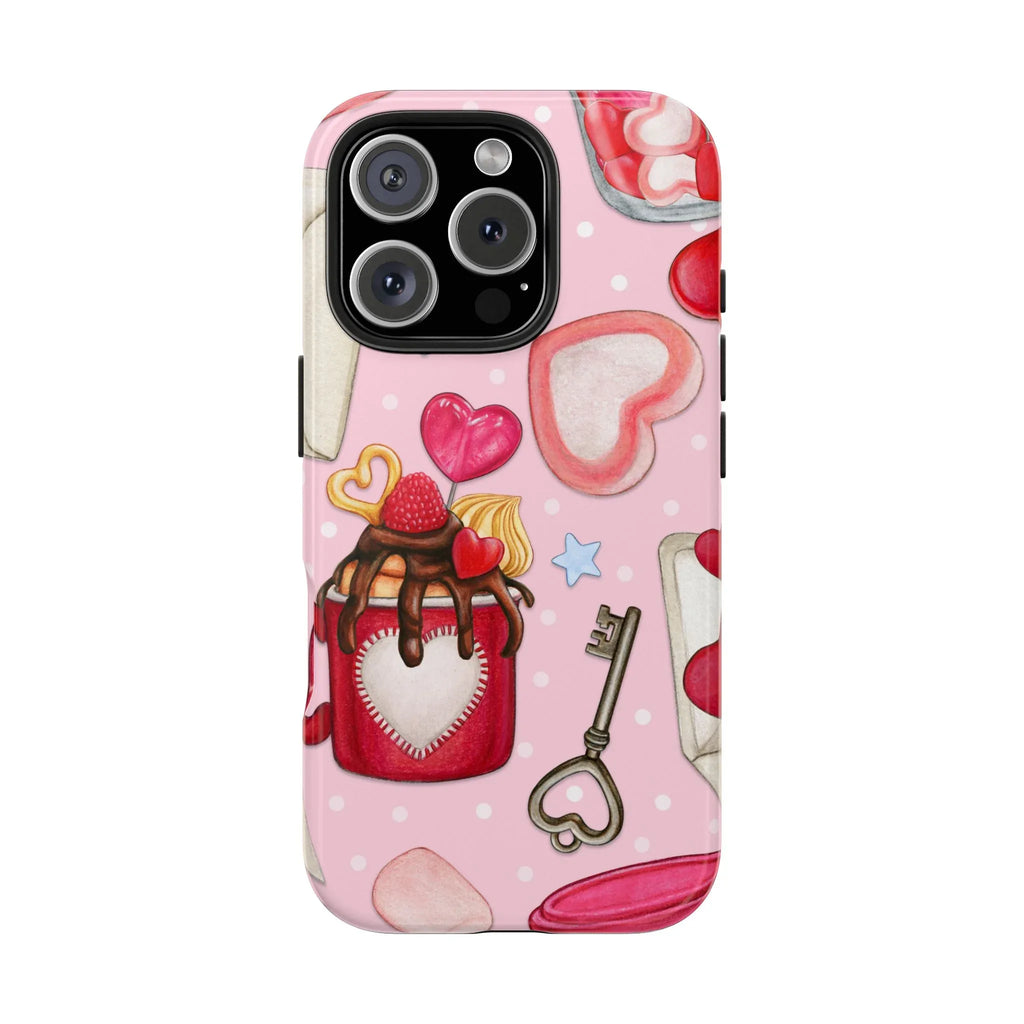 Goodies for My Sweetheart Phone Case (Apple & Android) - Pink Sweetheart