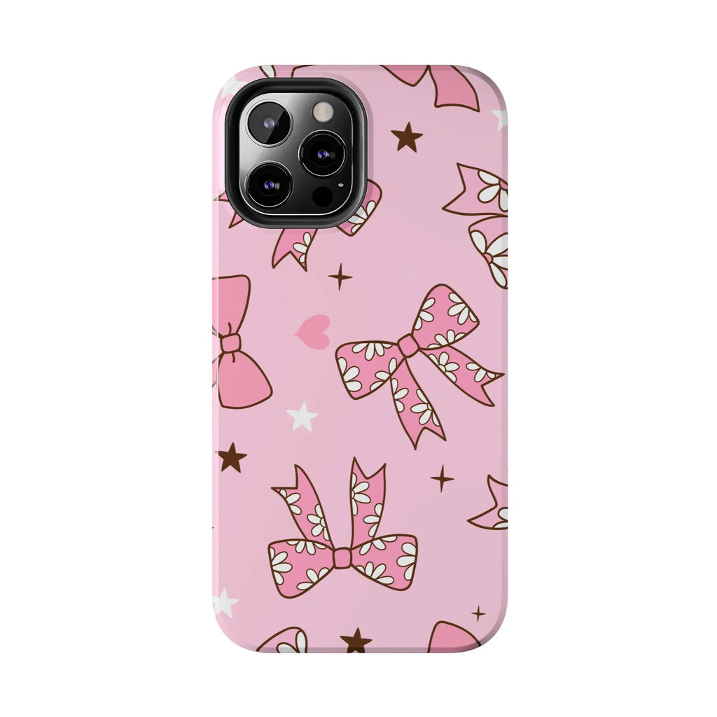 Pretty Pink Bows Phone Case (Apple & Android) - Pink Sweetheart