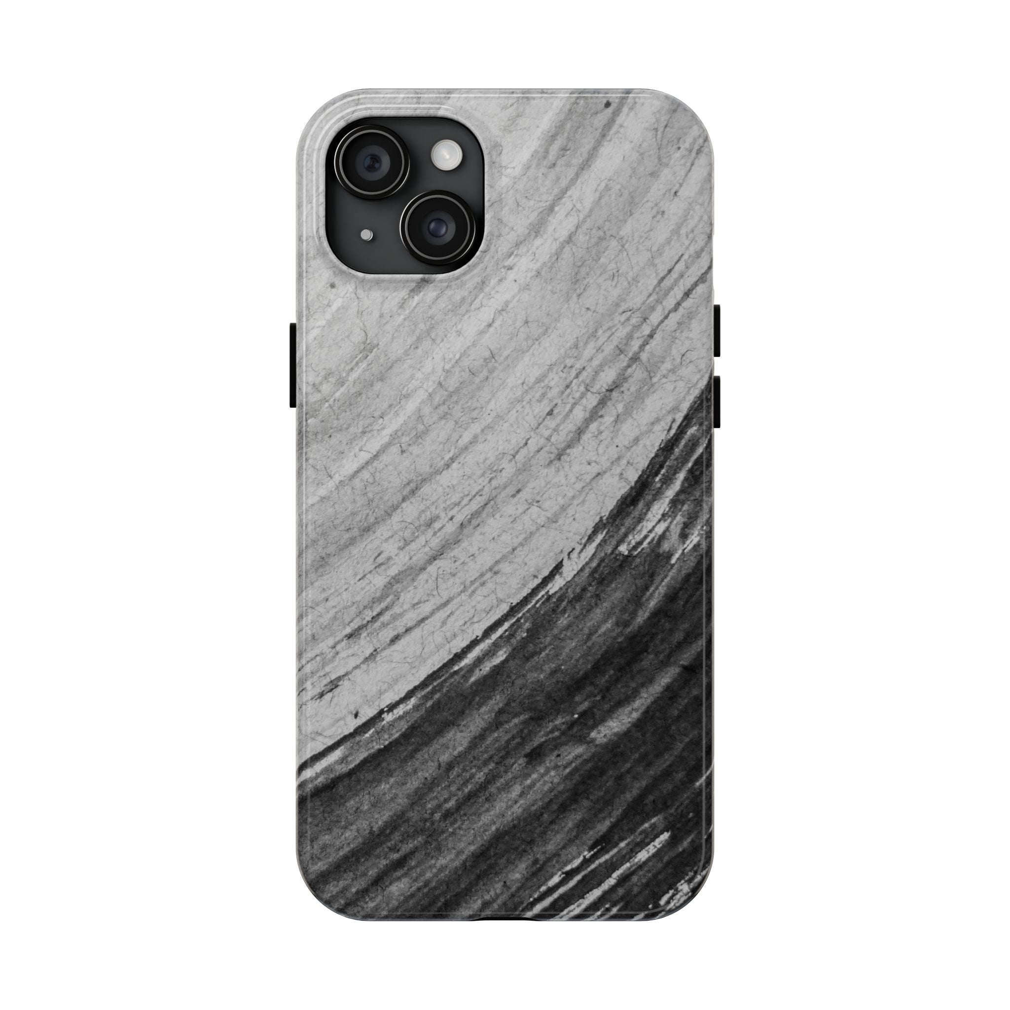 Black & Gray Phone Case (Apple & Android)