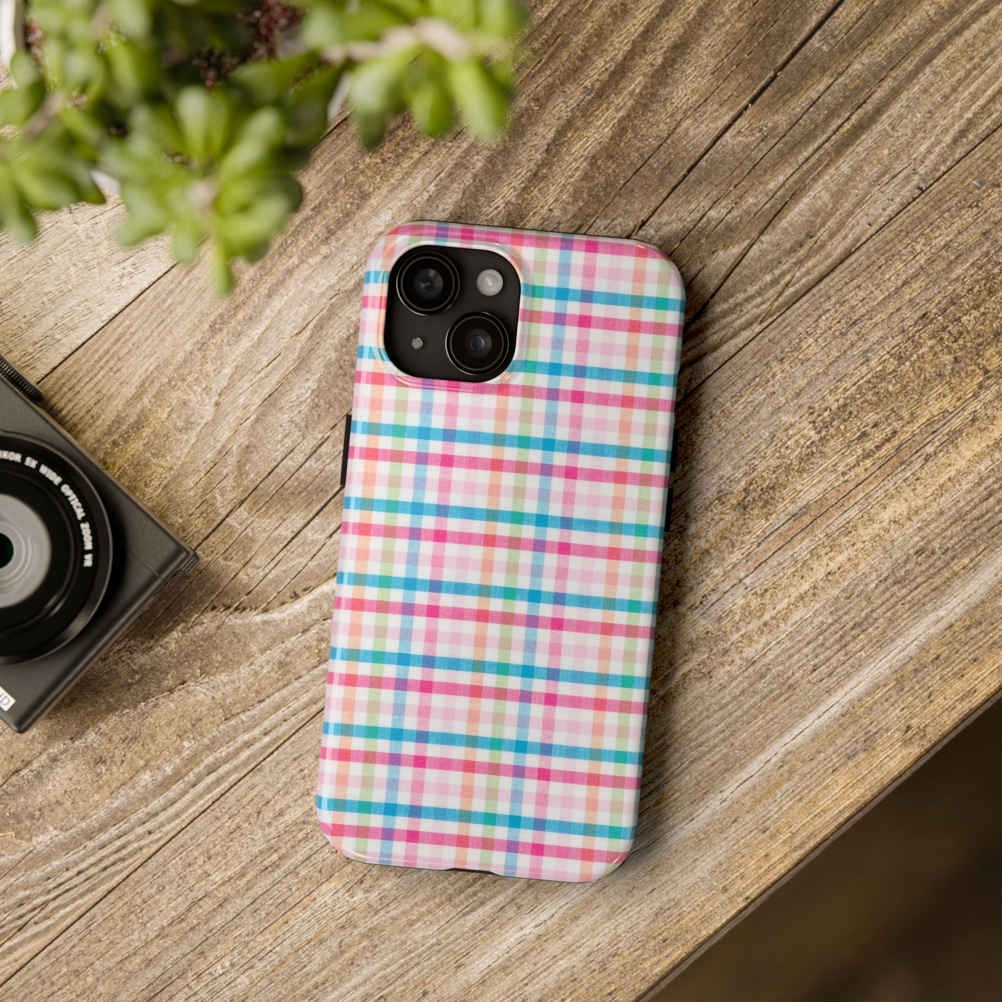 Checked Pattern Phone Case (Apple & Android)