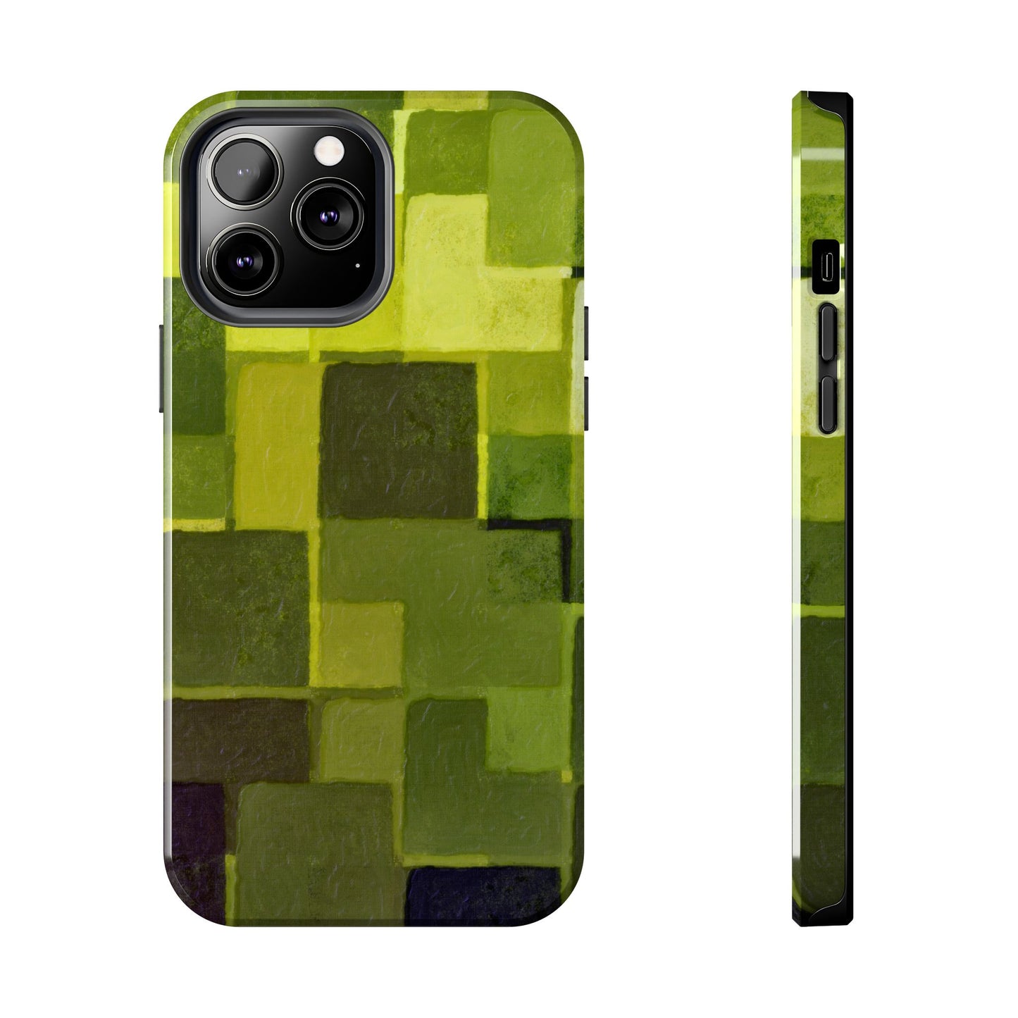 Chartreuse Patchwork Phone Case