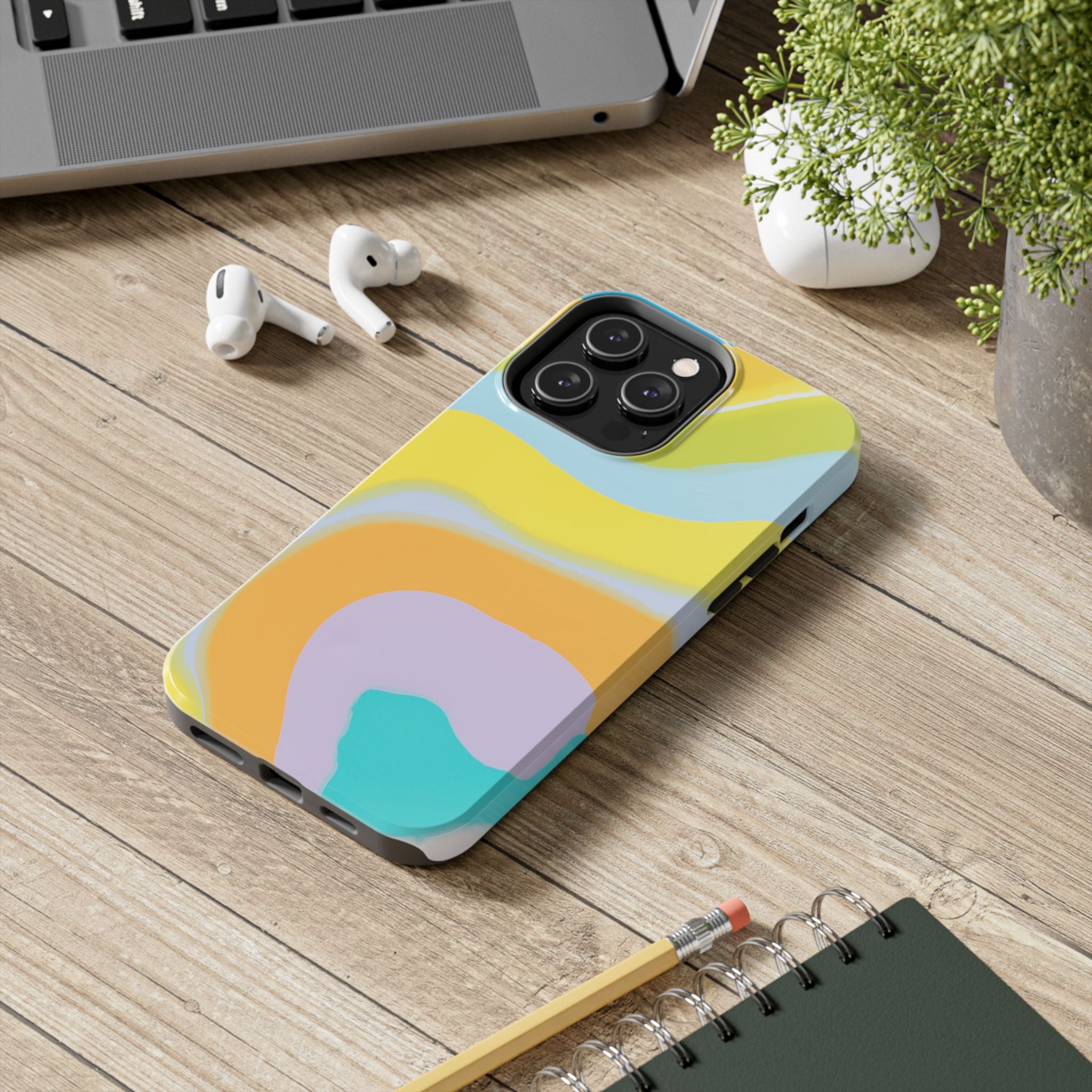 Colorful Pastel Marble Pattern Phone Case (Apple & Android)