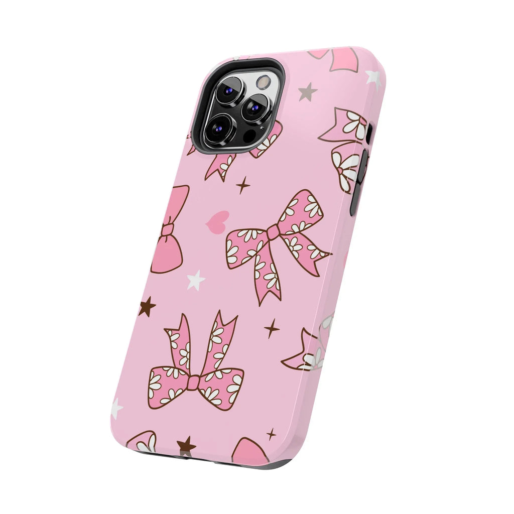 Pretty Pink Bows Phone Case (Apple & Android) - Pink Sweetheart