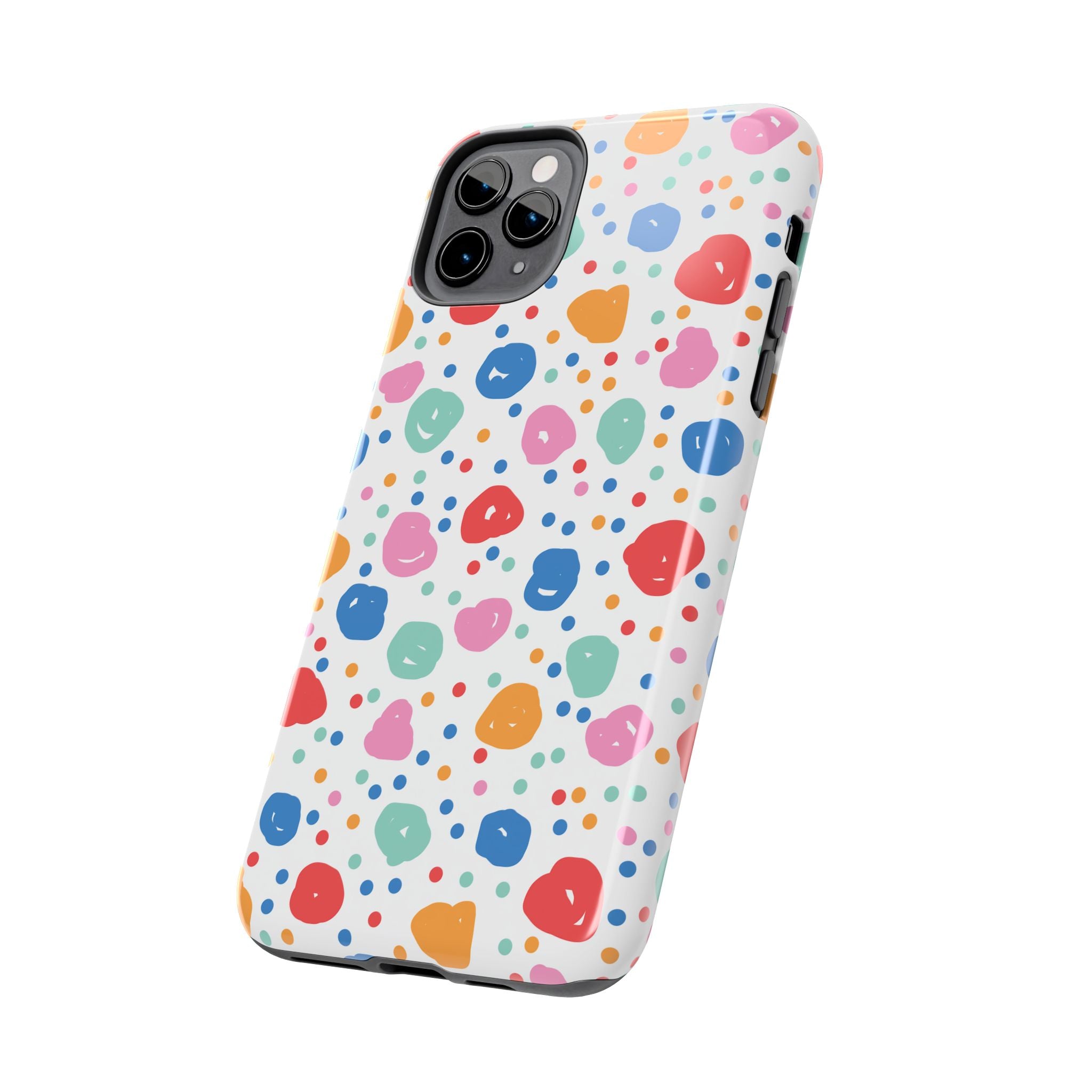 Seamless Hand Drawn Polka Phone Case (Apple & Android)