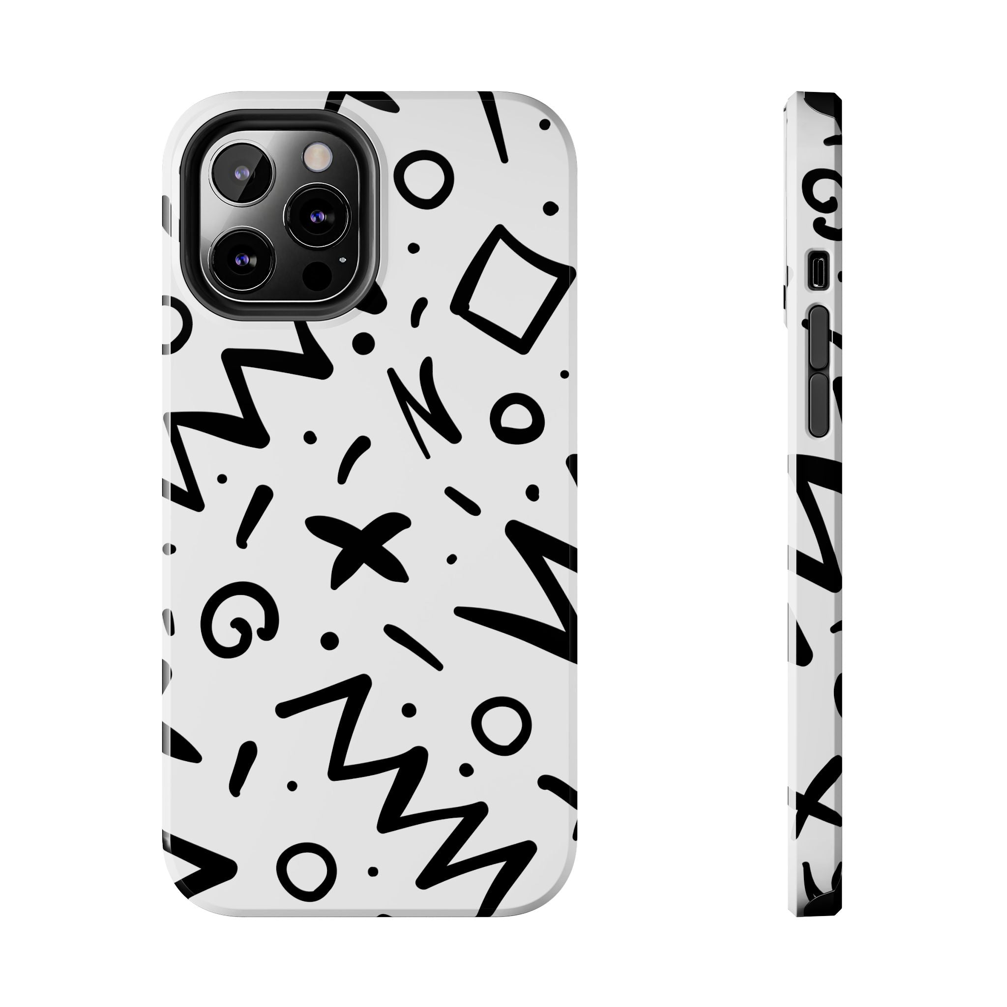 Abstract Memphis Pattern Phone Case (Apple & Android)