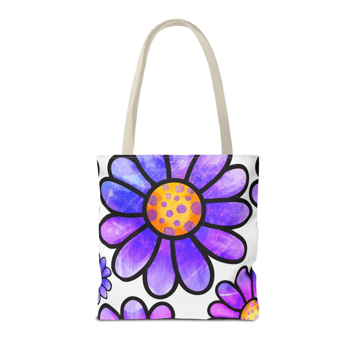 Purple Florals Tote Bag