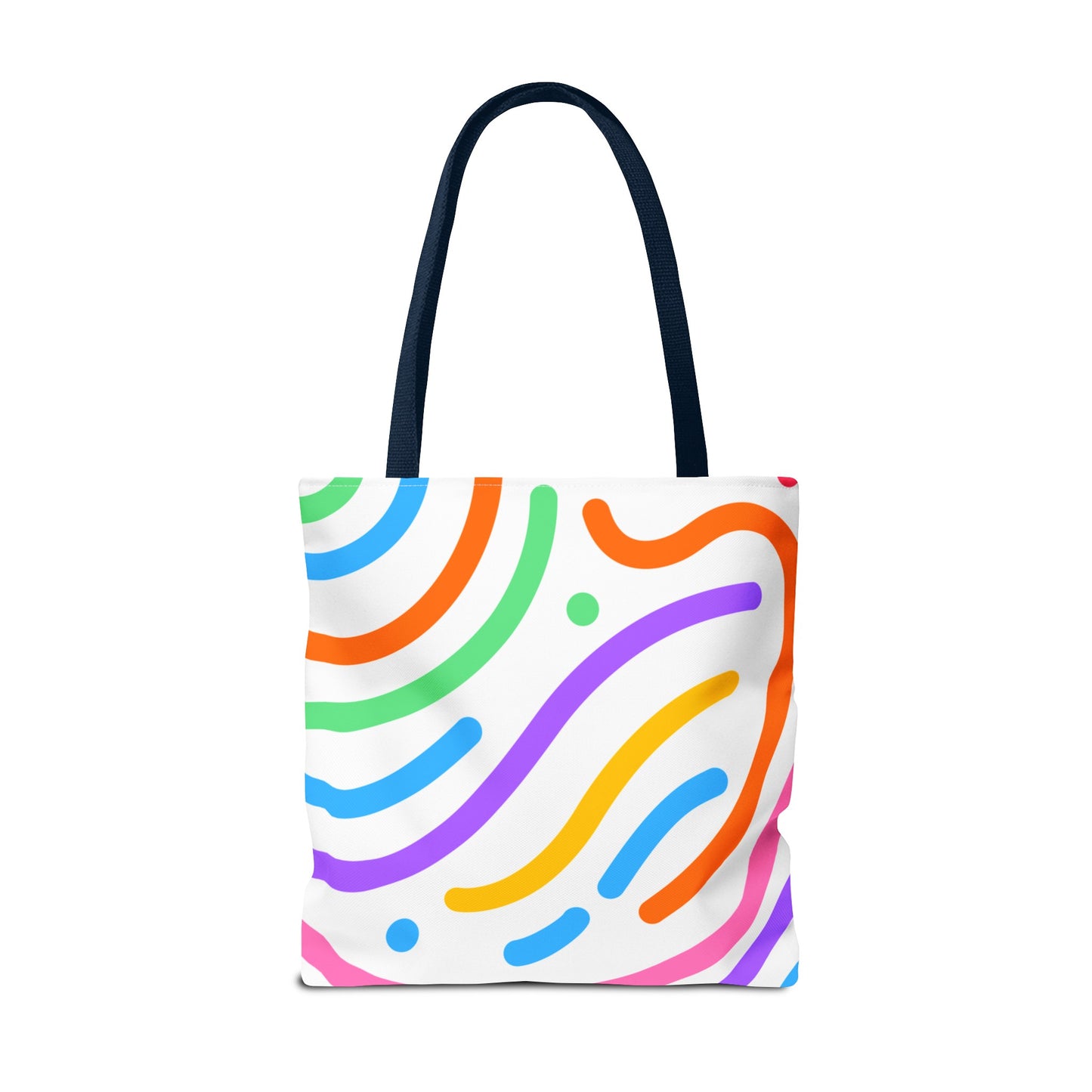 Colorful Doodle Swirl Tote Bag