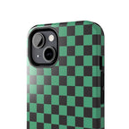 Checkered Kimono Tough Phone Case (Apple & Android) - Pink Sweetheart