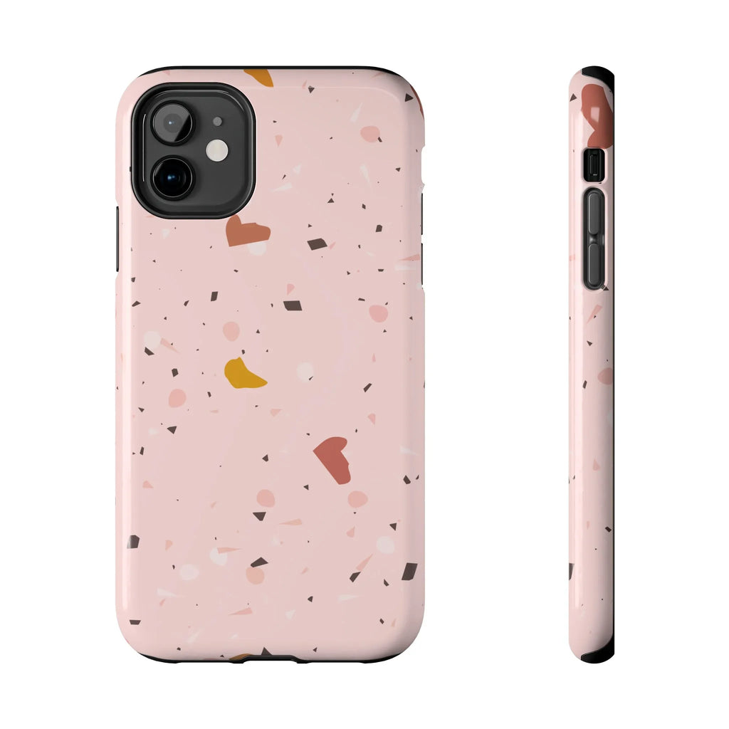 Pink Terrazzo Phone Case (Apple & Android) - Pink Sweetheart