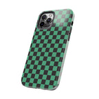 Checkered Kimono Tough Phone Case (Apple & Android) - Pink Sweetheart