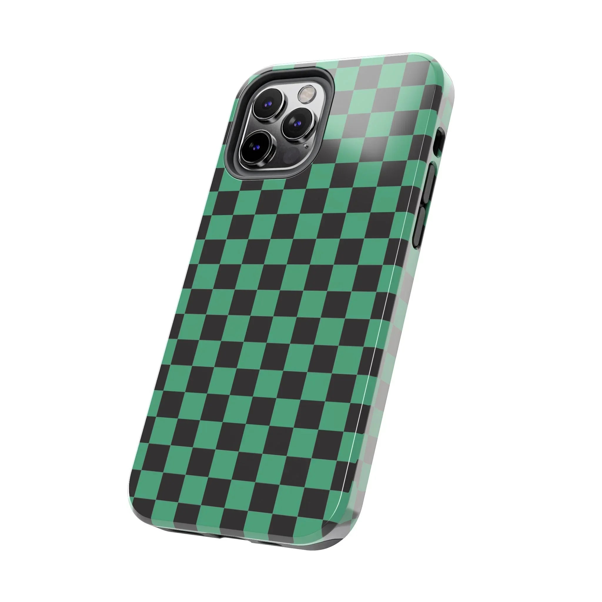 Checkered Kimono Tough Phone Case (Apple & Android) - Pink Sweetheart