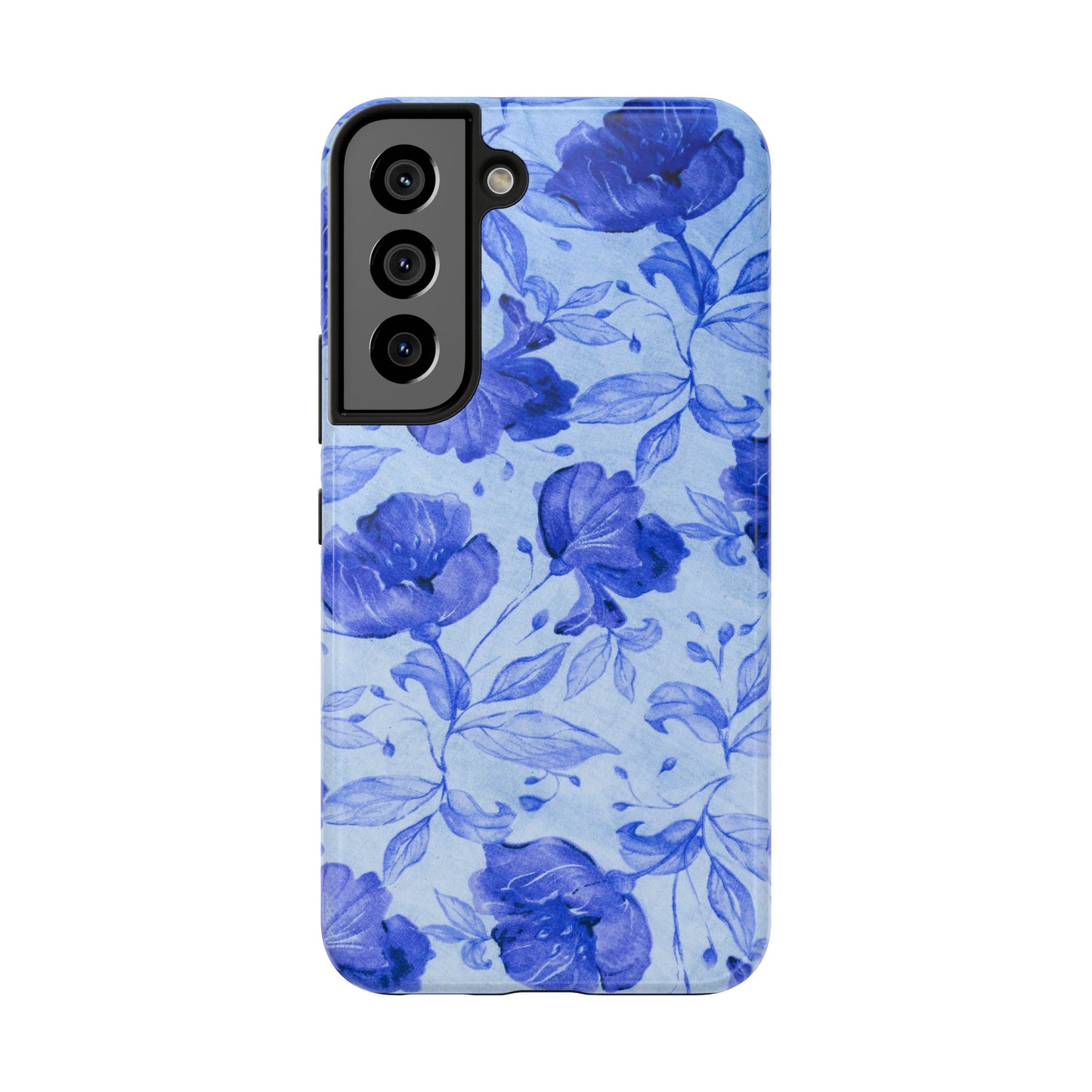 Blue Floral Pattern Phone Case