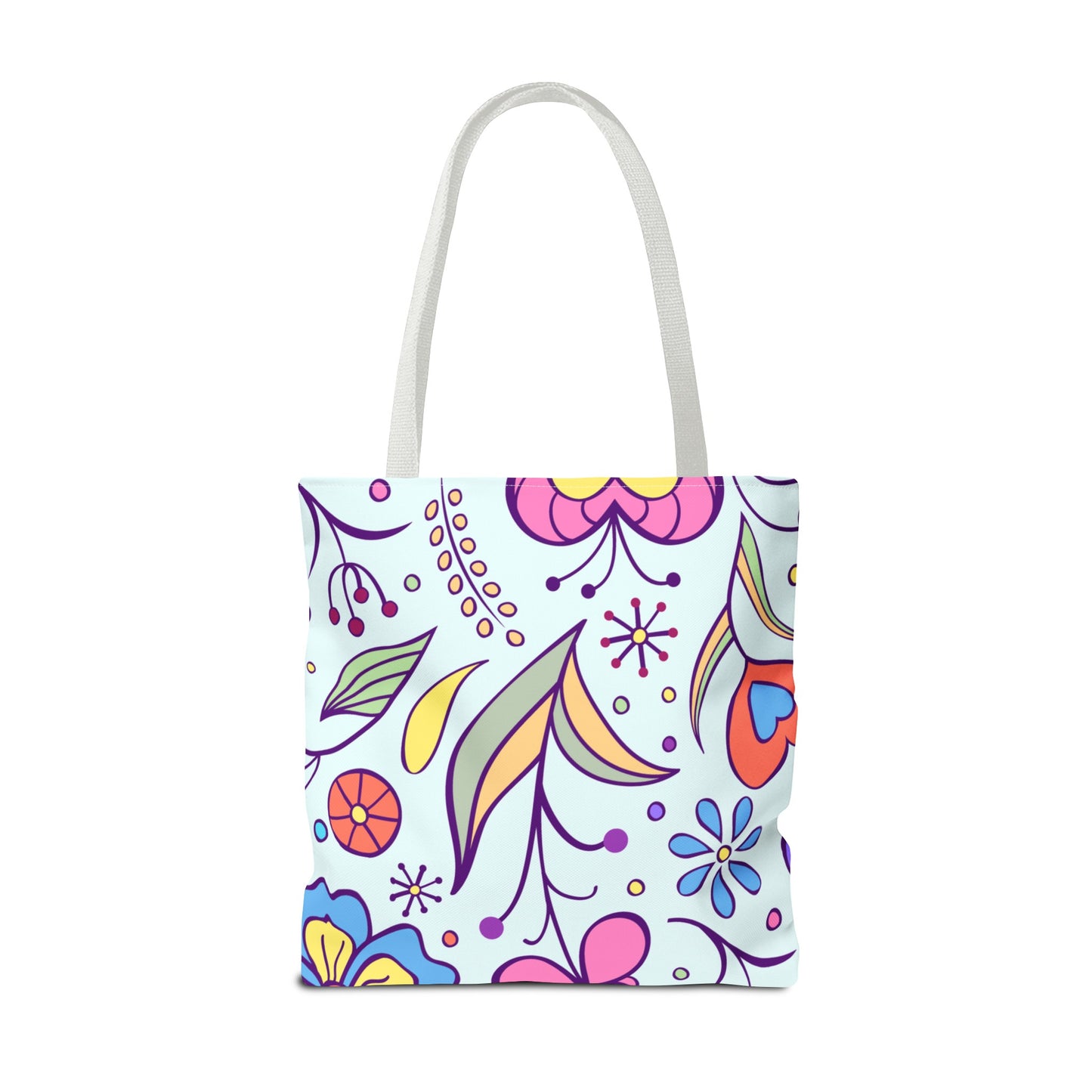 Tranquil Floral Botanicals Tote Bag