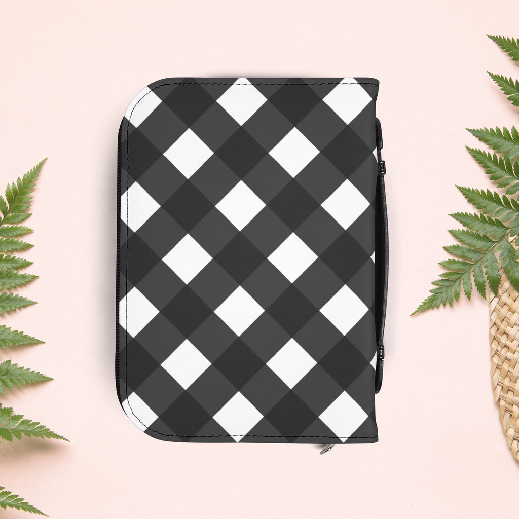 Black Gingham Book Cover