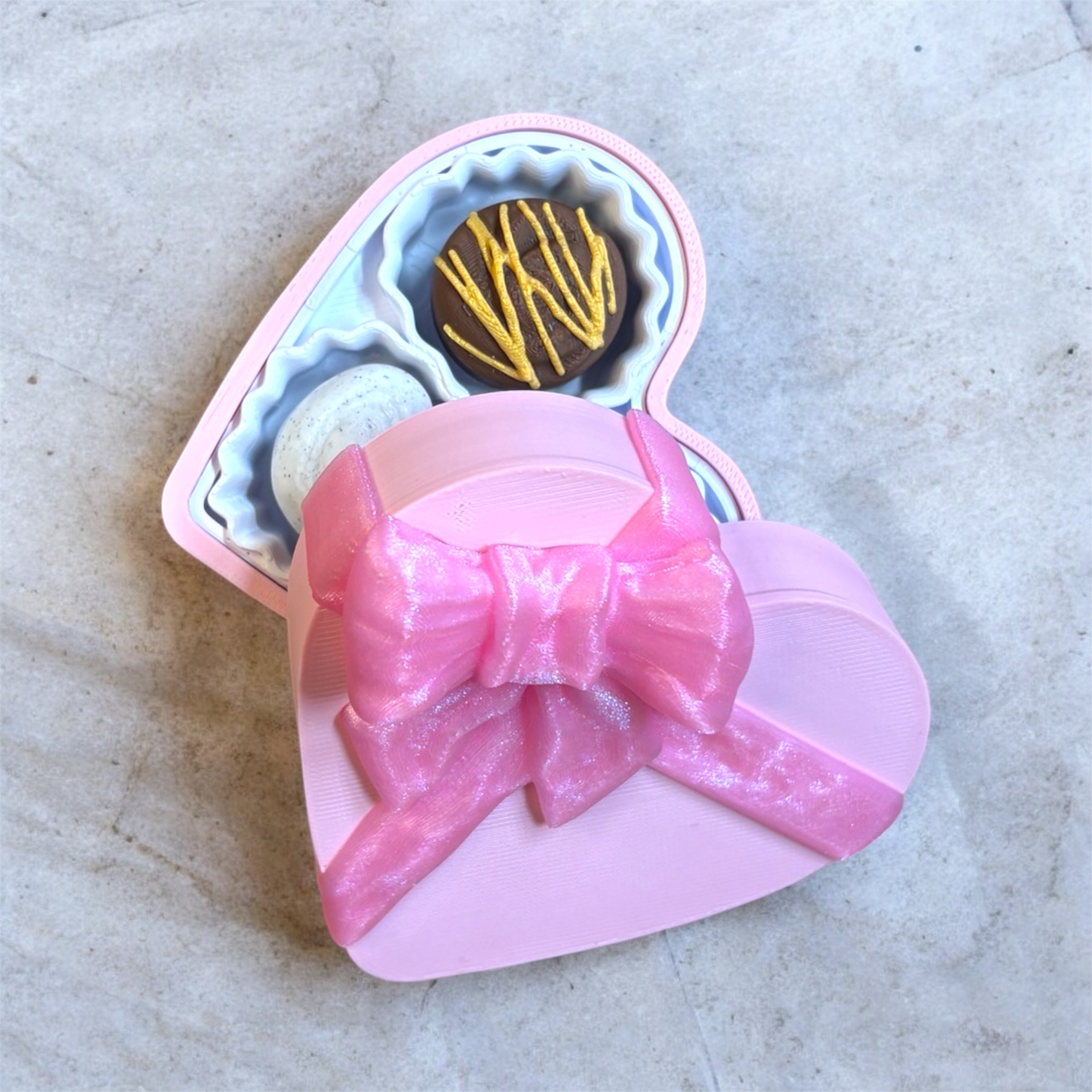Pink Box of Chocolates Clicker Fidget