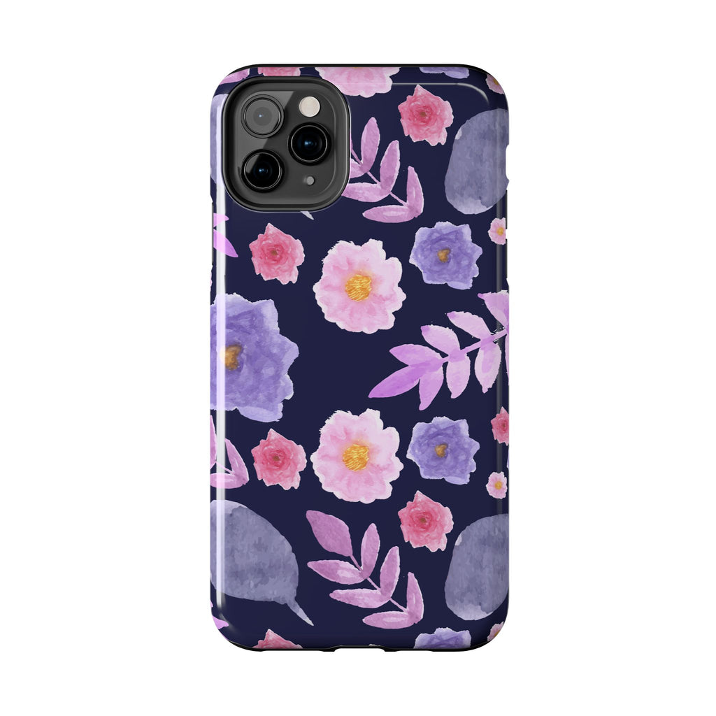 Purple Florals Phone Case (Apple & Android)