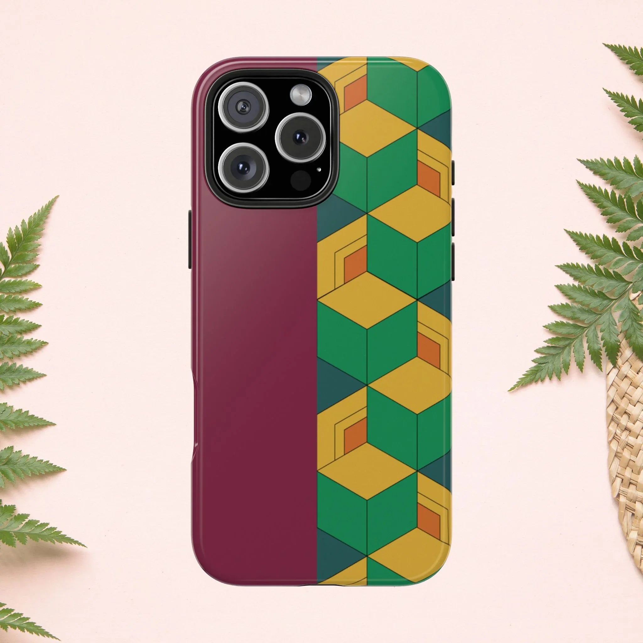 Brotherly Split Kimono Tough Phone Case (Apple & Android) - Pink Sweetheart