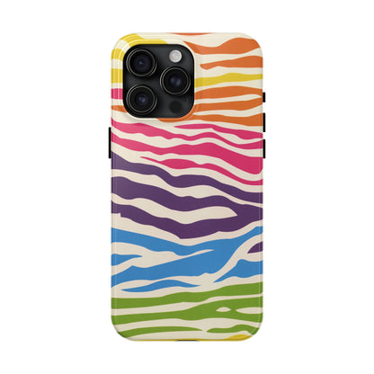 Rainbow Zebra Phone Case