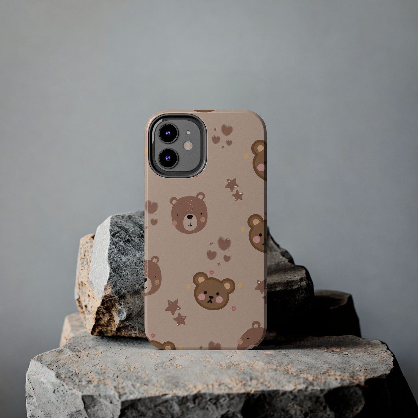 Boho Brown Bear Phone Case