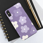 Pastel Purple Flowers Phone Case (Apple & Android)