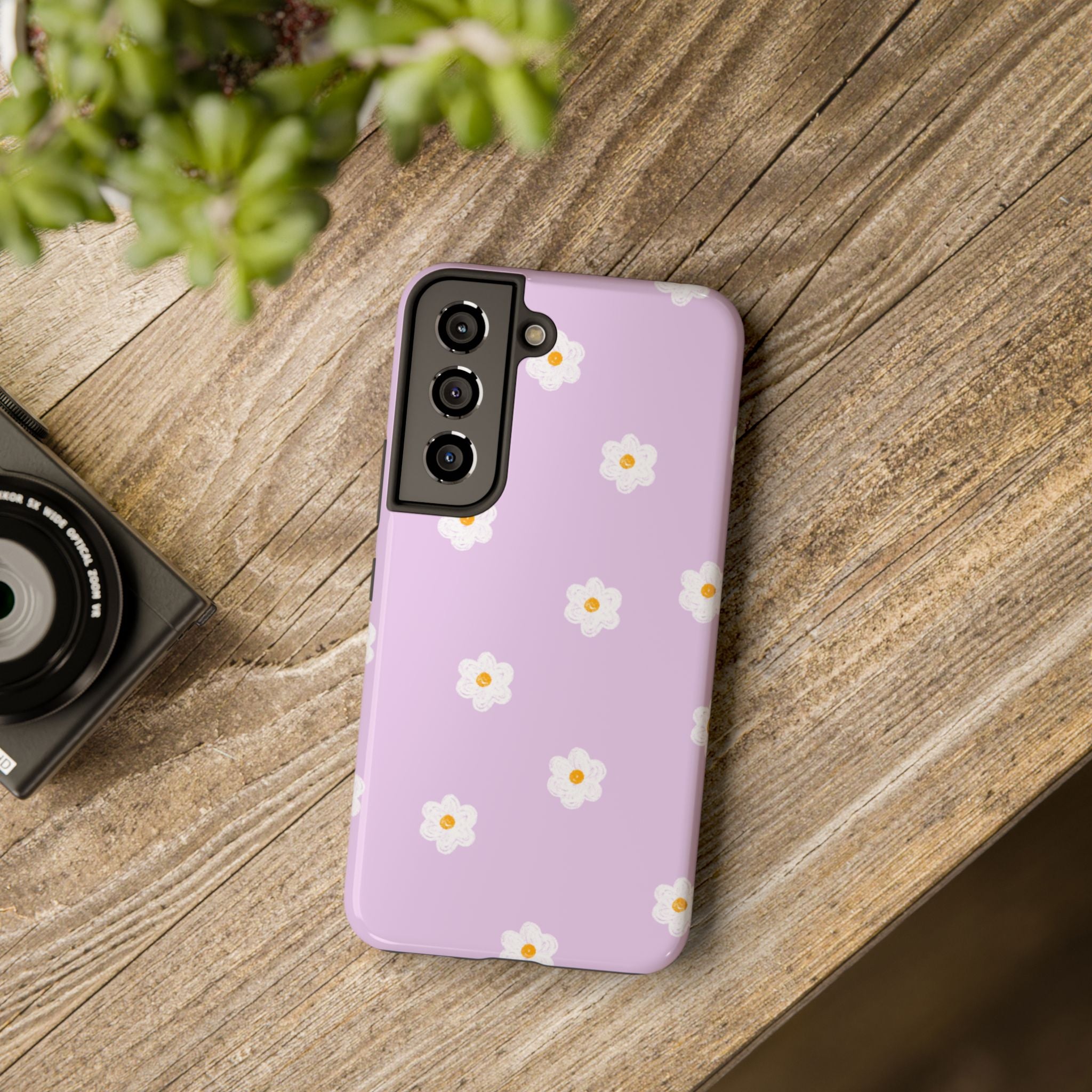 Purple and Mini Flowers Phone Case (Apple & Android)