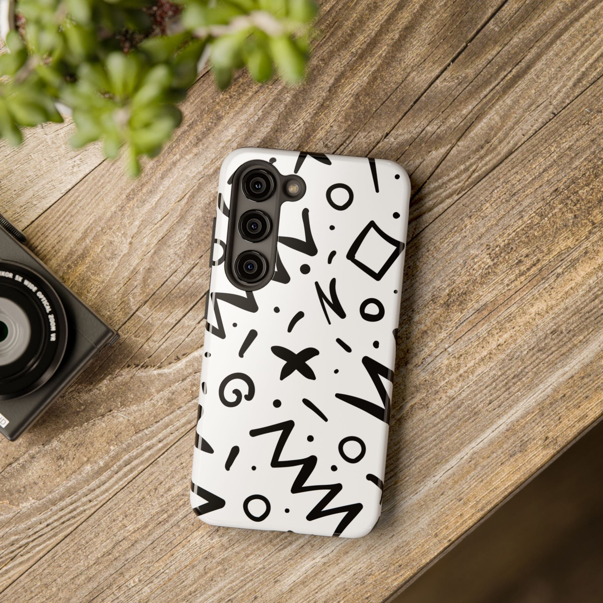 Abstract Memphis Pattern Phone Case (Apple & Android)
