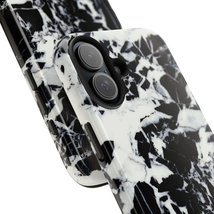 Black & White Shattered Phone Case