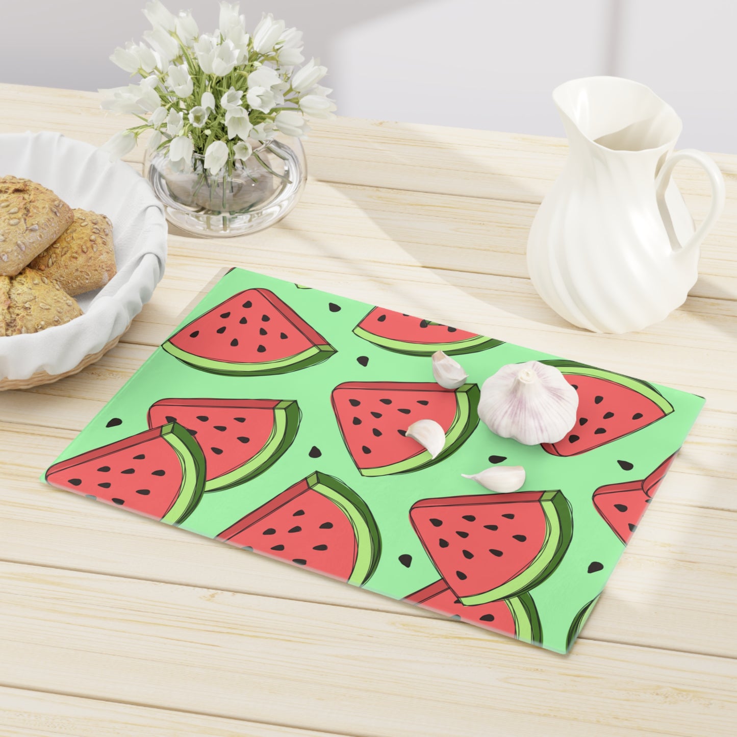 Watermelon Glass Cutting Board