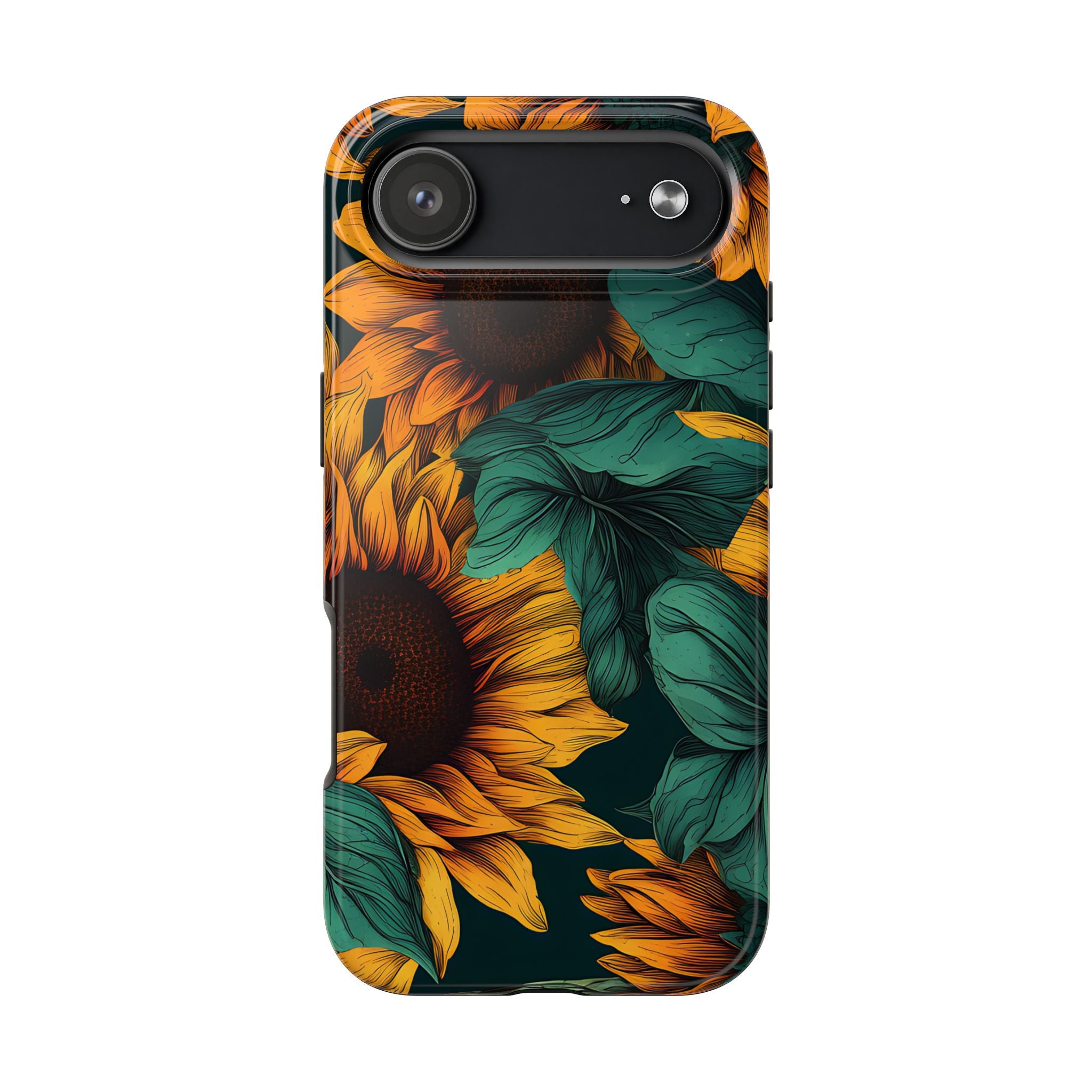 Dark Sunflower Phone Case (Apple & Android)
