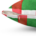 Wrapped Xmas Present Square Pillow