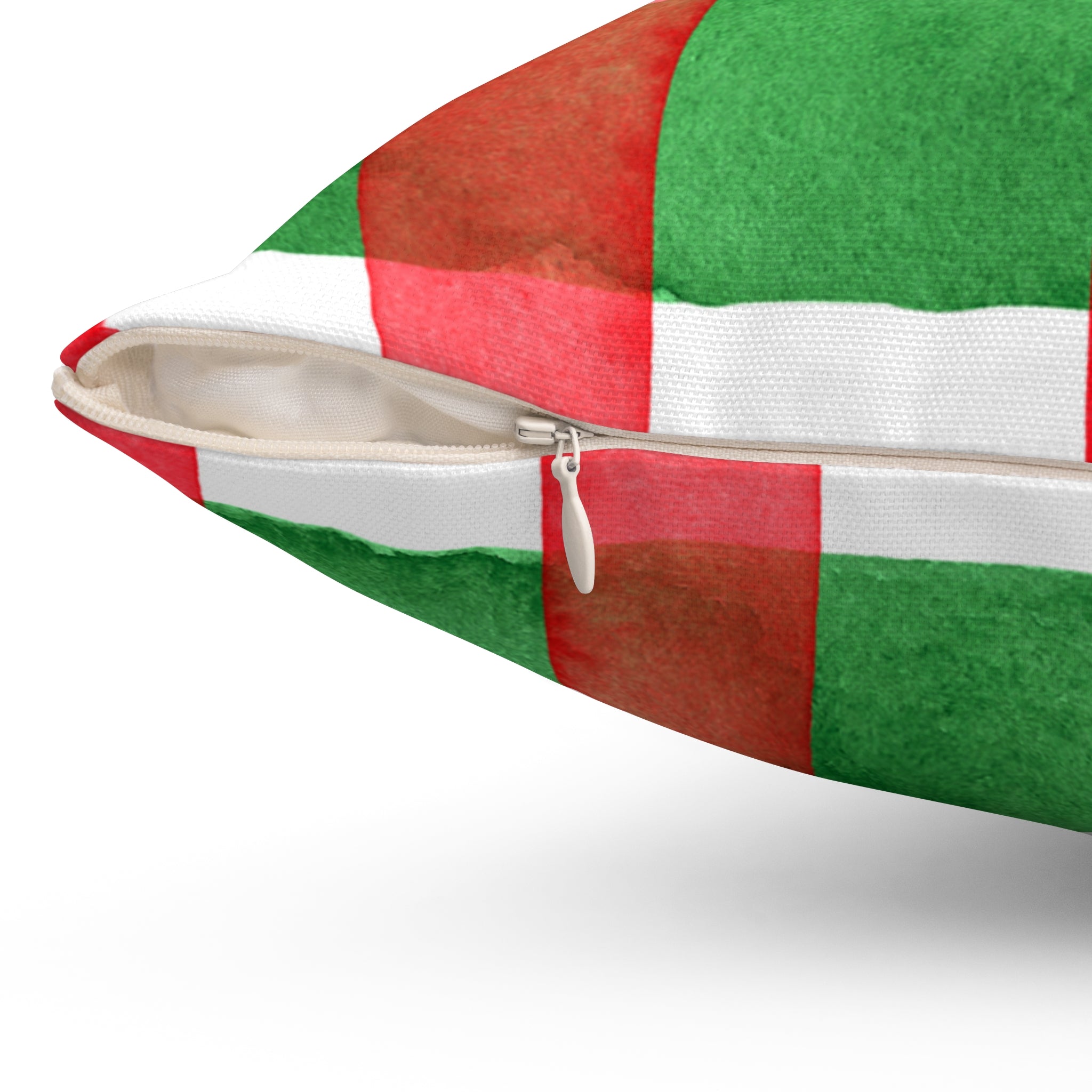 Wrapped Xmas Present Square Pillow