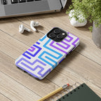 Abstract Neon Maze Phone Case (Apple & Android)