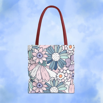 Vintage Floral Bloom Tote Bag